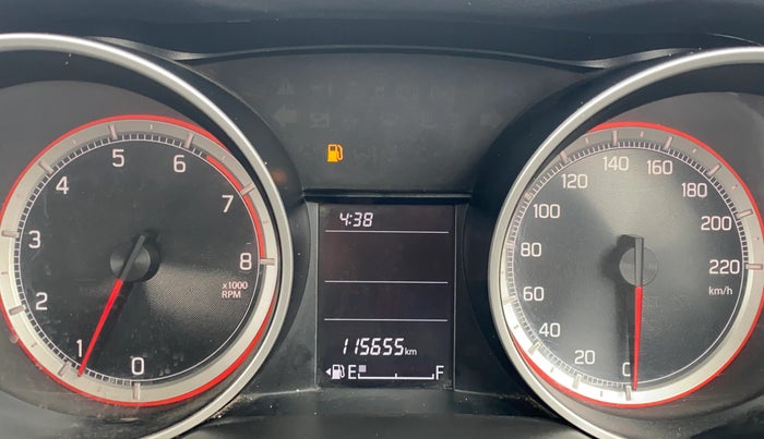 2019 Maruti Swift VXI, Petrol, Manual, 1,15,652 km, Odometer Image