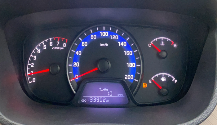 2014 Hyundai Xcent S 1.2, Petrol, Manual, 1,33,901 km, Odometer Image