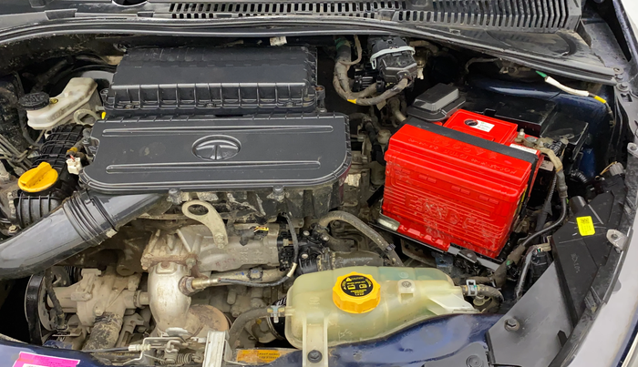 2020 Tata TIGOR XZA PLUS PETROL, Petrol, Automatic, 47,099 km, Engine View - Left