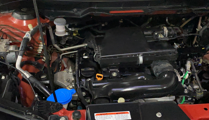 2022 Maruti BREZZA ZXI + SMART HYBRID DUAL TONE, Petrol, Manual, 17,375 km, Engine View - Right