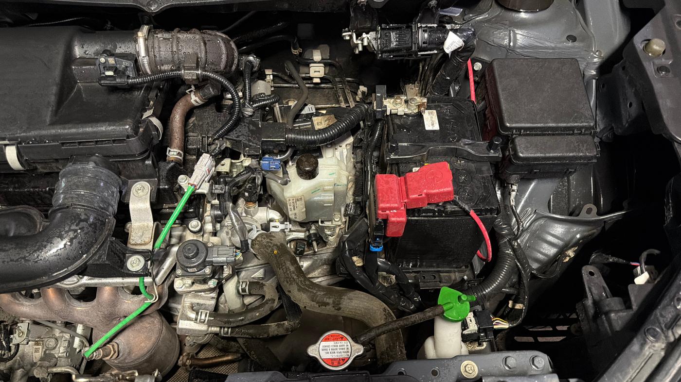 2025 Maruti FRONX DELTA PLUS 1.2L AGS, Petrol, Automatic, 23,439 km, Engine View - Left