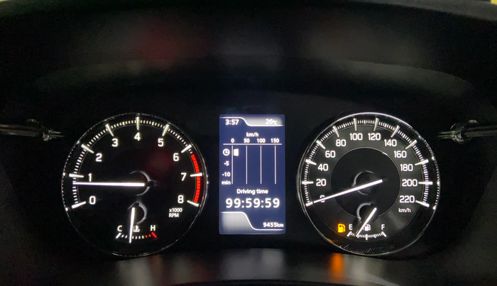 2024 Toyota Glanza V, Petrol, Manual, 9,438 km, Odometer Image