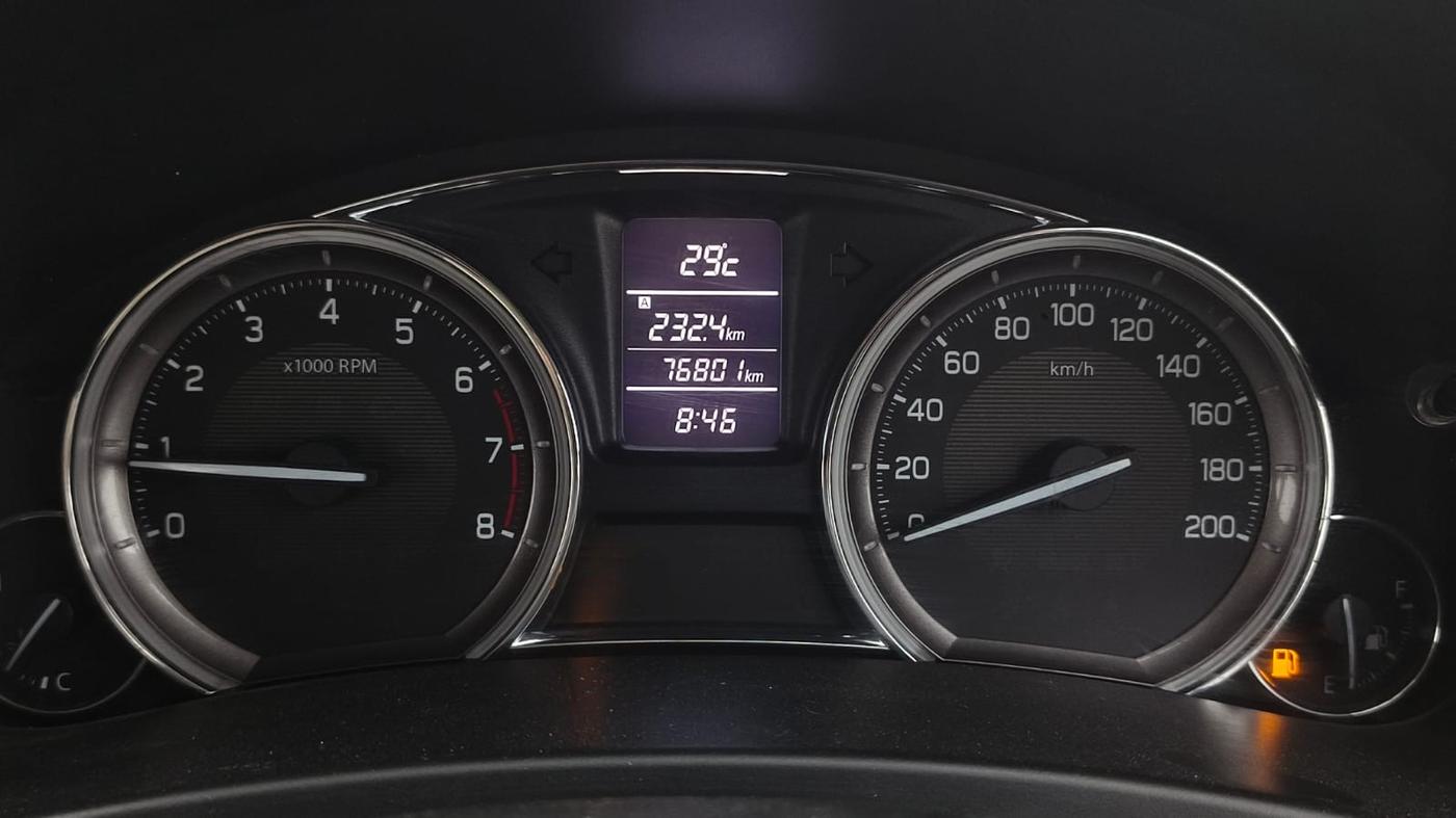 2015 Maruti Ciaz ZXI+, Petrol, Manual, 76,848 km, Odometer Image