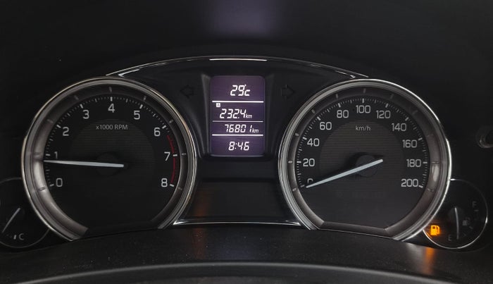 2015 Maruti Ciaz ZXI+, Petrol, Manual, 76,770 km, Odometer Image