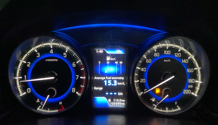 2017 Maruti Baleno ZETA PETROL 1.2, Petrol, Manual, 1,05,591 km, Odometer Image