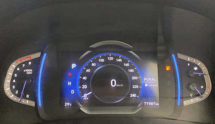 2020 Hyundai Creta SX (O) 1.4 TURBO DCT, Petrol, Automatic, 77,456 km, Odometer Image