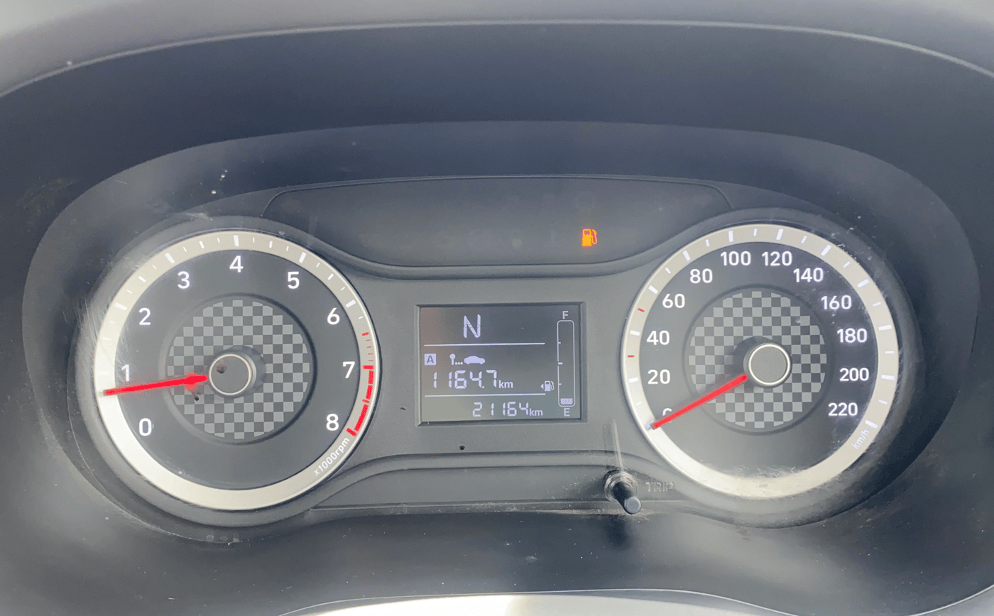 2022 Hyundai AURA S 1.2 AMT, Petrol, Automatic, 21,312 km, Odometer Image