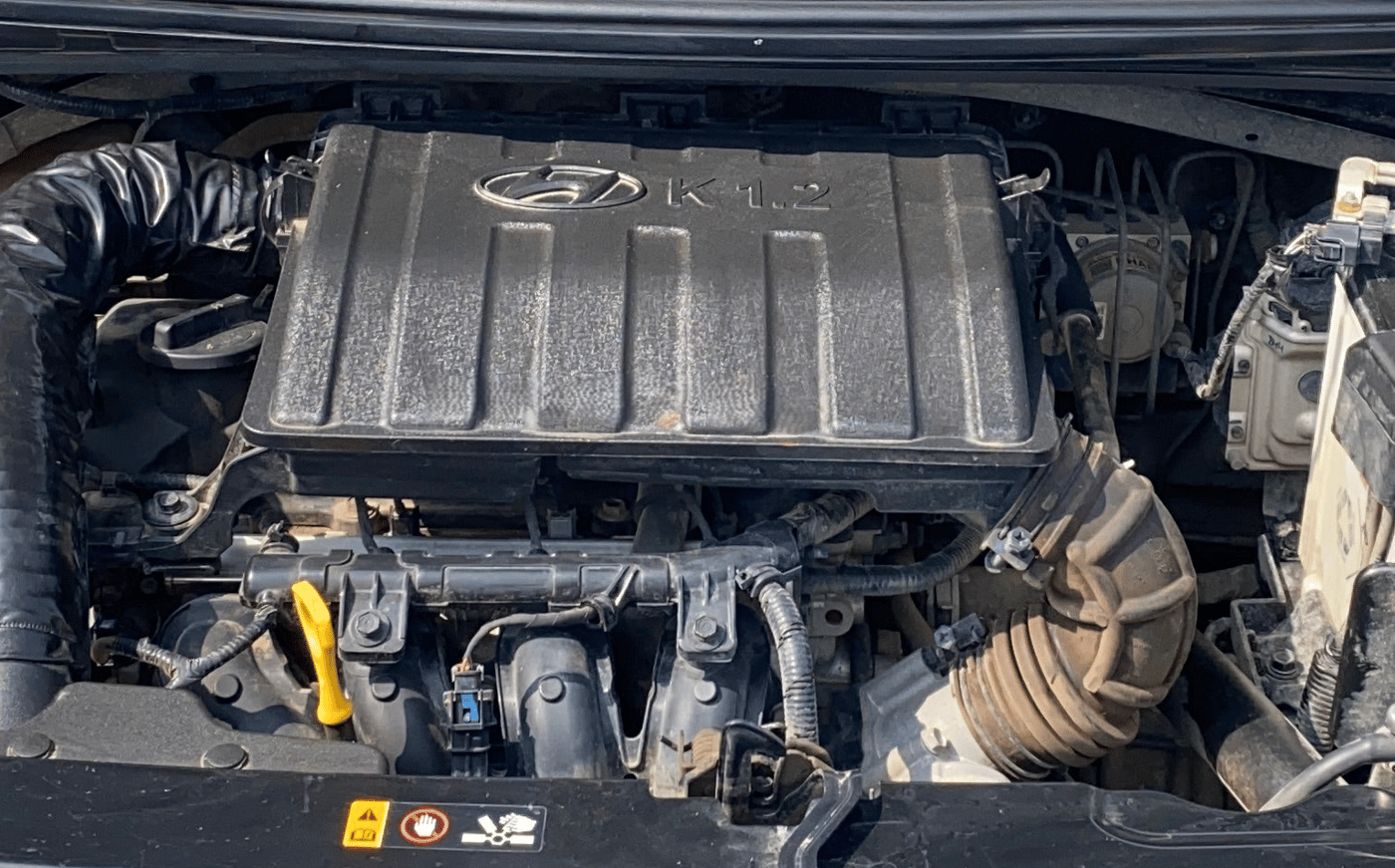 2022 Hyundai AURA S 1.2 AMT, Petrol, Automatic, 21,312 km, Engine View