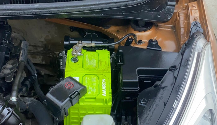 2015 Hyundai Grand i10 ASTA AT 1.2 KAPPA VTVT, Petrol, Automatic, 74,441 km, Engine View - Left