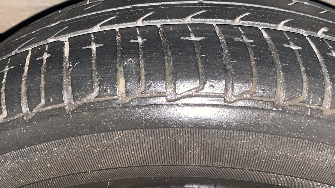 2020 Tata Tiago XZA PLUS PETROL, Petrol, Automatic, 47,123 km, Right Rear Tyre Tread