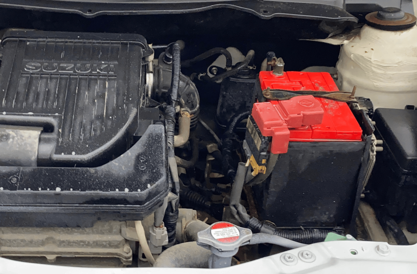 2014 Maruti Swift Dzire VXI, Petrol, Manual, 55,720 km, Engine View - Left