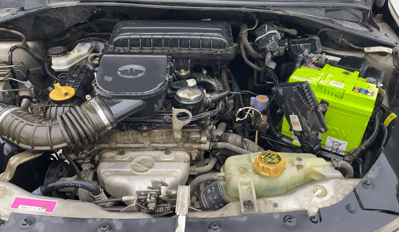 2019 Tata TIGOR XZ PETROL, CNG, Manual, 79,916 km, Engine View - Left