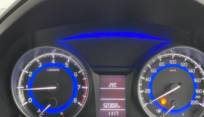 2016 Maruti Baleno DELTA PETROL 1.2, Petrol, Manual, 50,302 km, Odometer Image