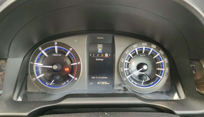 2022 Toyota Innova Crysta 2.4 ZX AT 7 STR, Diesel, Automatic, 47,390 km, Odometer Image