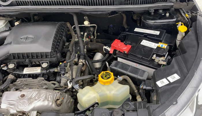 2021 Tata NEXON XZ PLUS (O) PETROL DARK EDITION, Petrol, Manual, 19,282 km, Engine View - Left