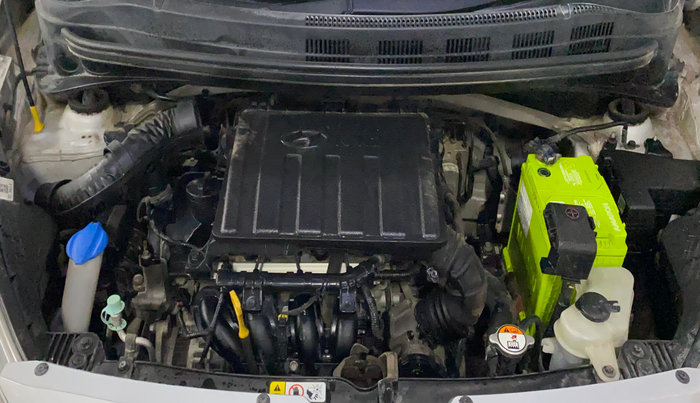 2016 Hyundai Grand i10 ASTA (O) 1.2 KAPPA VTVT, Petrol, Manual, 72,602 km, Engine View