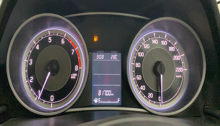 2020 Maruti Dzire ZXI, Petrol, Manual, 81,680 km, Odometer Image