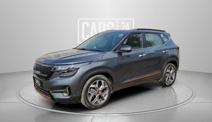 2021 KIA SELTOS X LINE 1.5 DIESEL AT, Diesel, Automatic, 45,770 km, Left Front Diagonal