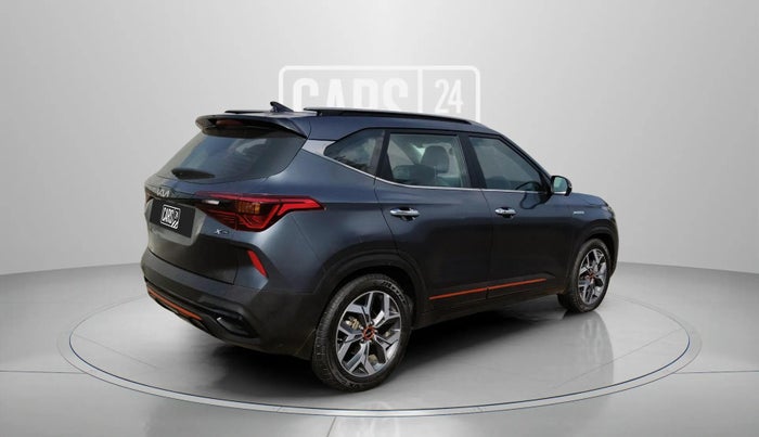 2021 KIA SELTOS X LINE 1.5 DIESEL AT, Diesel, Automatic, 45,770 km, Right Back Diagonal
