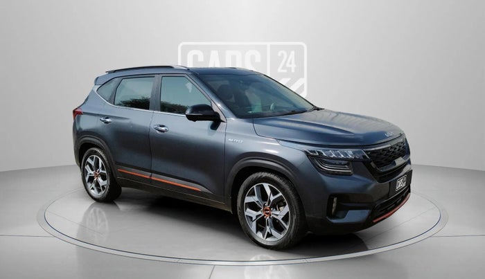 2021 KIA SELTOS X LINE 1.5 DIESEL AT, Diesel, Automatic, 45,770 km, Right Front Diagonal