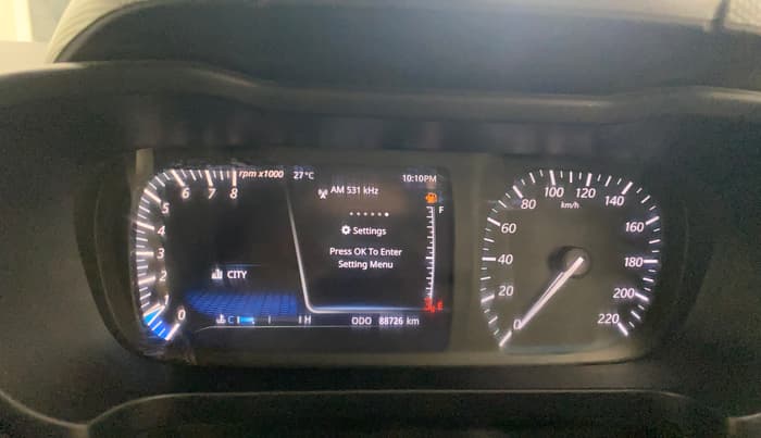 2020 Tata ALTROZ XZ PETROL, Petrol, Manual, 88,724 km, Odometer Image