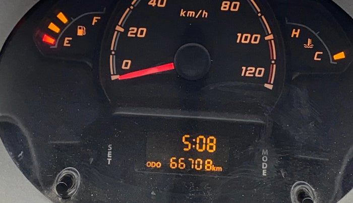 2014 Tata Nano TWIST XT, Petrol, Manual, 66,704 km, Odometer Image