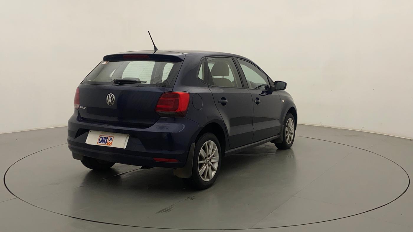 2015 Volkswagen Polo HIGHLINE1.2L, Petrol, Manual, 25,999 km, Right Back Diagonal