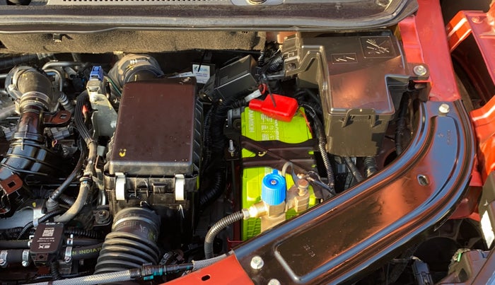 2023 Renault Kiger RXZ TURBO CVT DUAL TONE, CNG, Automatic, 19,444 km, Engine View - Left