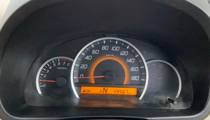2015 Maruti Wagon R 1.0 VXI AMT, Petrol, Automatic, 49,527 km, Odometer Image