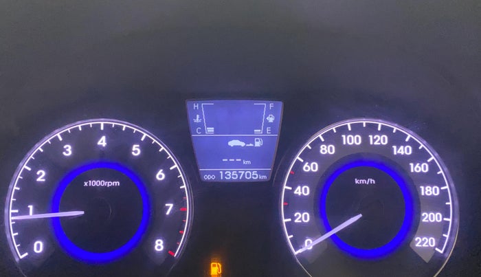 2013 Hyundai Verna FLUIDIC 1.6 VTVT SX, Petrol, Manual, 1,35,690 km, Odometer Image