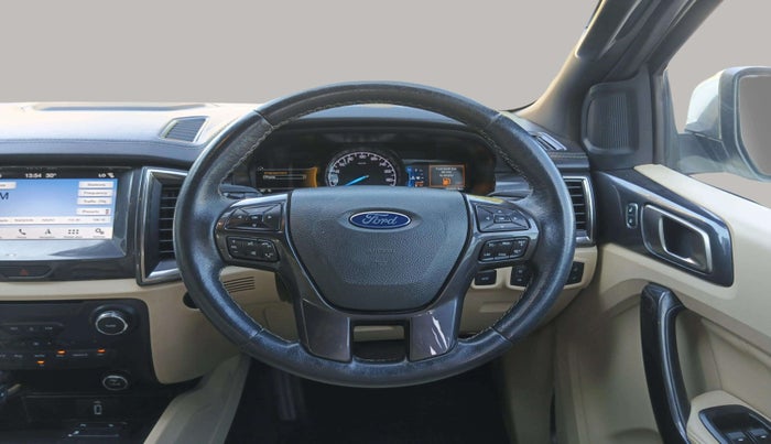 2020 Ford Endeavour TITANIUM PLUS 2.0 4X2 AT SUNROOF, Diesel, Automatic, 65,623 km, Steering Wheel Close Up