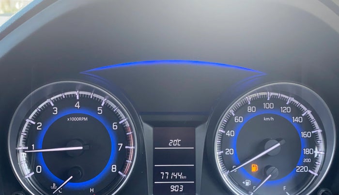 2019 Maruti Baleno DELTA PETROL 1.2, Petrol, Manual, 77,111 km, Odometer Image