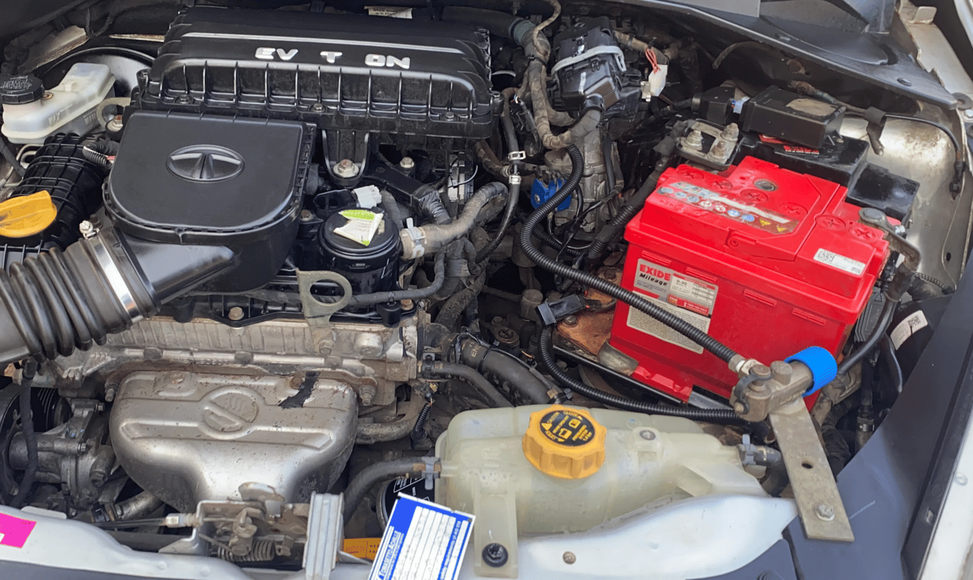 2017 Tata TIGOR XT PETROL, CNG, Manual, 37,080 km, Engine View - Left