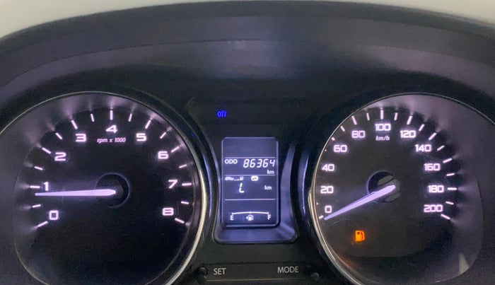 2018 Tata Tiago XZ PETROL, Petrol, Manual, 86,322 km, Odometer Image