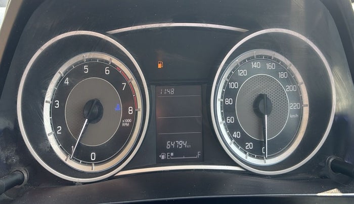 2019 Maruti Dzire VXI, Petrol, Manual, 64,862 km, Odometer Image