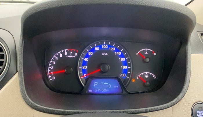 2015 Hyundai Xcent SX AT 1.2 (O), Petrol, Automatic, 57,402 km, Odometer Image