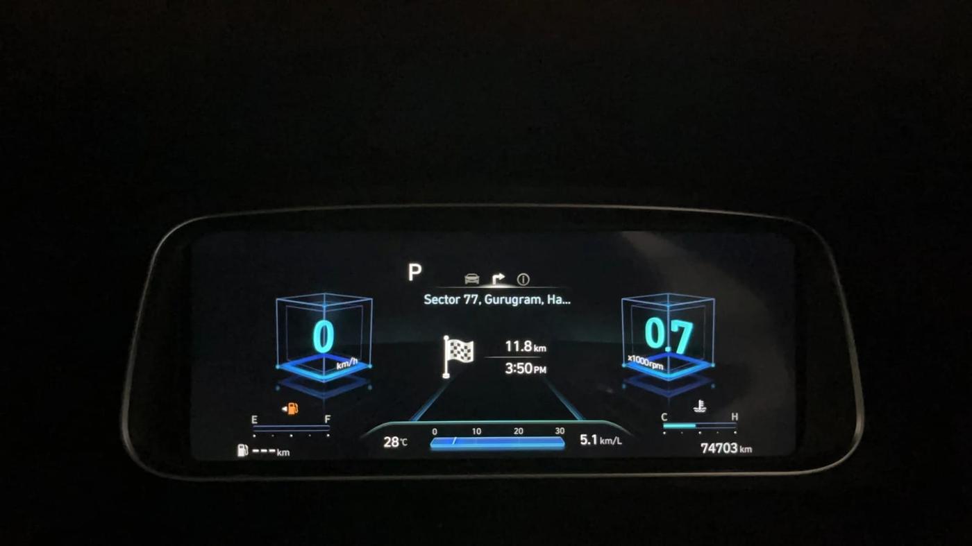 2021 Hyundai ALCAZAR 1.5 SIGNATURE (O) AT 6STR, Diesel, Automatic, 74,760 km, Odometer Image