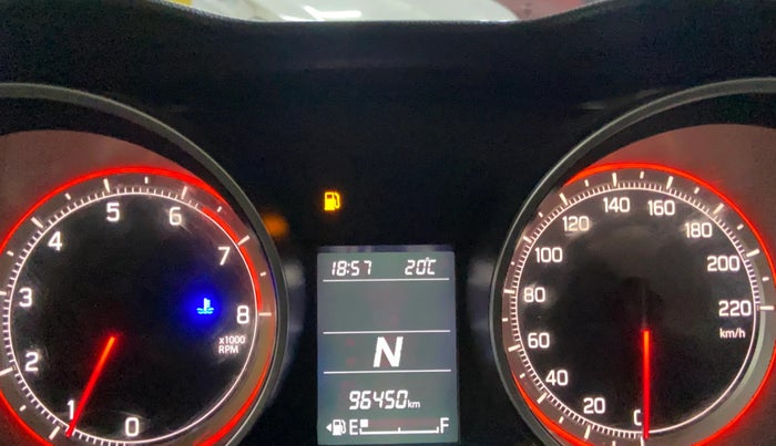 2020 Maruti Swift ZXI AMT, Petrol, Automatic, 96,438 km, Odometer Image