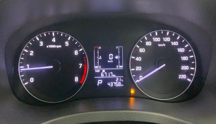 2017 Hyundai Creta SX PLUS AT 1.6 PETROL, Petrol, Automatic, 43,757 km, Odometer Image