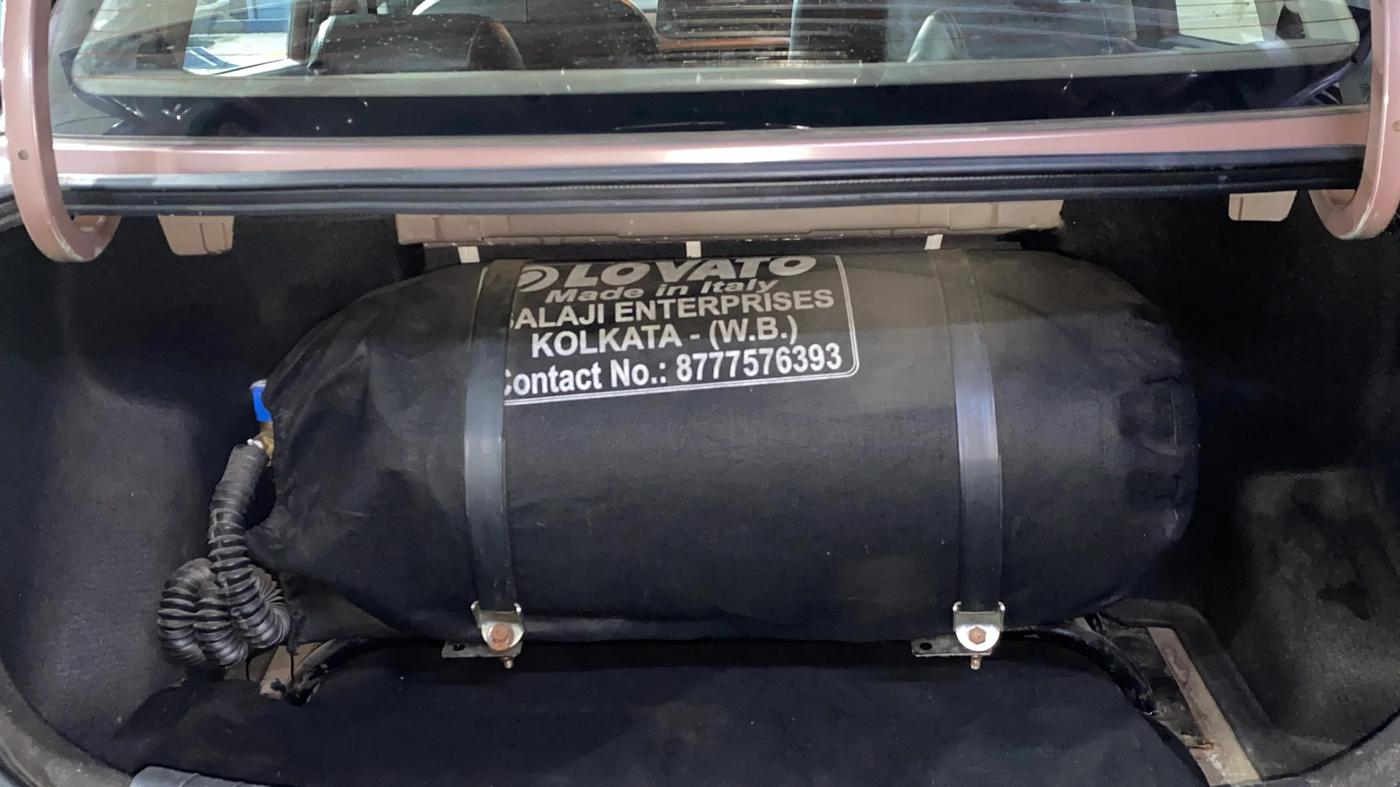 2022 Hyundai AURA S 1.2, CNG, Manual, 52,318 km, Boot Inside