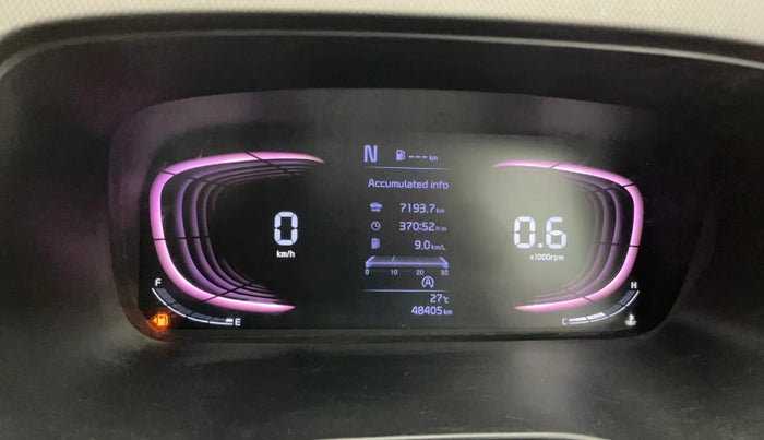 2023 KIA CARENS PRESTIGE PLUS 1.5 PETROL IMT 7 STR, Petrol, Manual, 48,381 km, Odometer Image