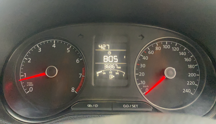 2015 Volkswagen Polo HIGHLINE1.2L, Petrol, Manual, 36,832 km, Odometer Image