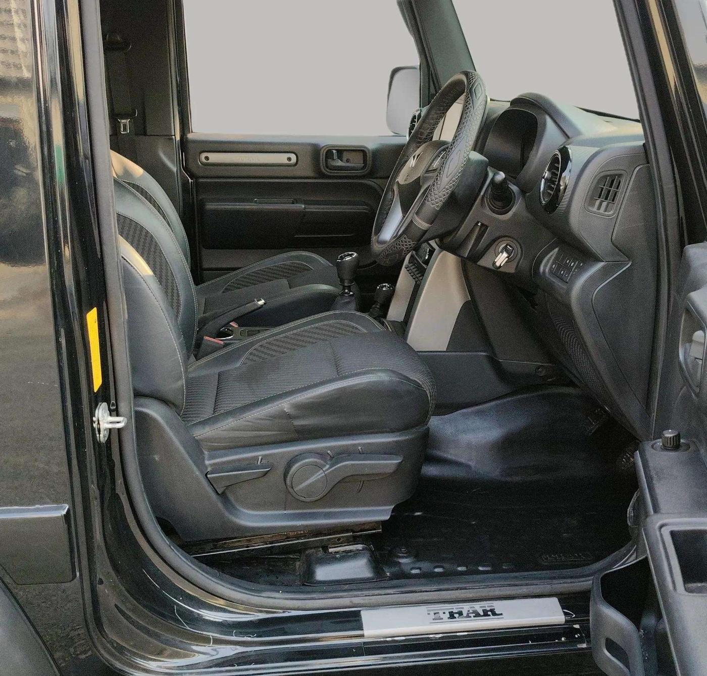 2023 Mahindra Thar LX D 4*4 MT HT, Diesel, Manual, 3,301 km, Right Side Front Door Cabin