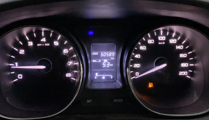 2018 Tata Tiago XZ PETROL, Petrol, Manual, 50,582 km, Odometer Image