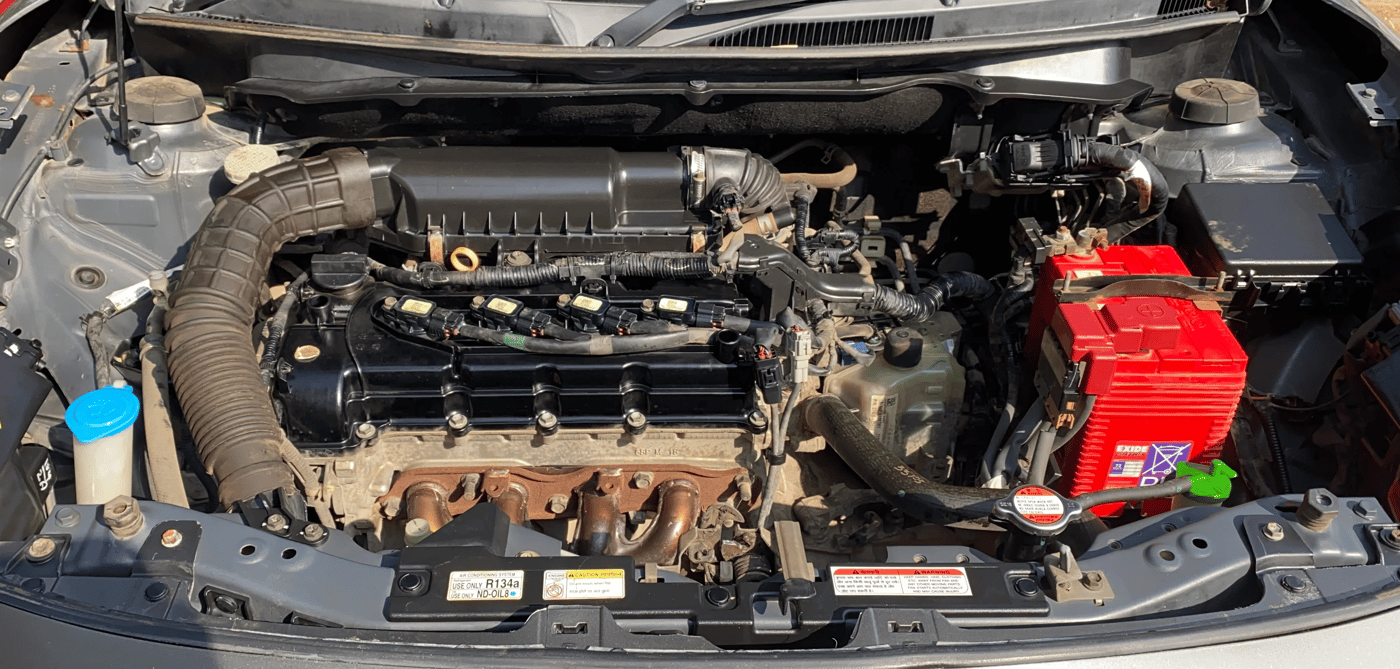 2018 Maruti Swift VXI AMT, Petrol, Automatic, 80,076 km, Engine View