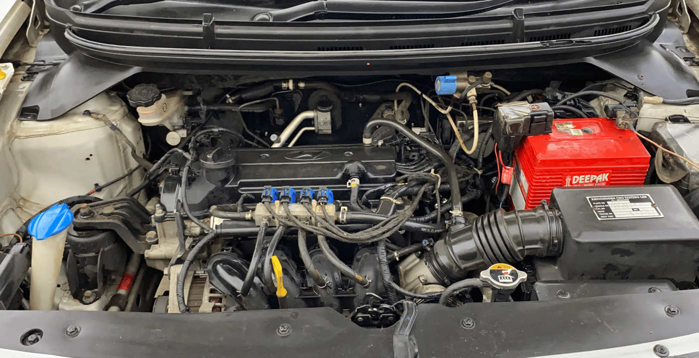 2018 Hyundai Elite i20 SPORTZ 1.2, CNG, Manual, 47,749 km, Engine View