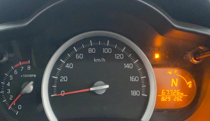 2015 Maruti Celerio VXI AMT, Petrol, Automatic, 67,721 km, Odometer Image