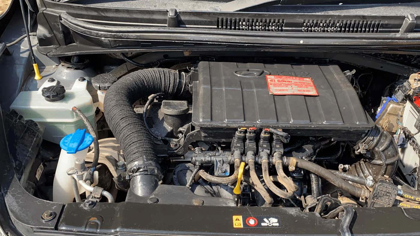 2021 Hyundai AURA S 1.2, CNG, Manual, 61,427 km, Engine View - Right