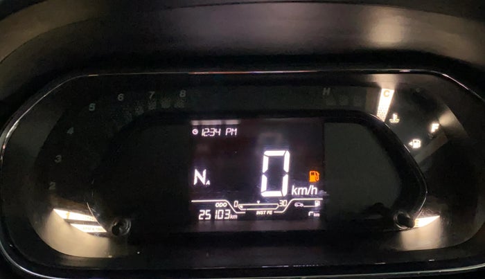 2023 Tata Tiago XTA PETROL, Petrol, Automatic, 25,089 km, Odometer Image