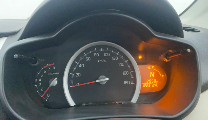 2014 Maruti Celerio VXI AMT, Petrol, Automatic, 72,944 km, Odometer Image